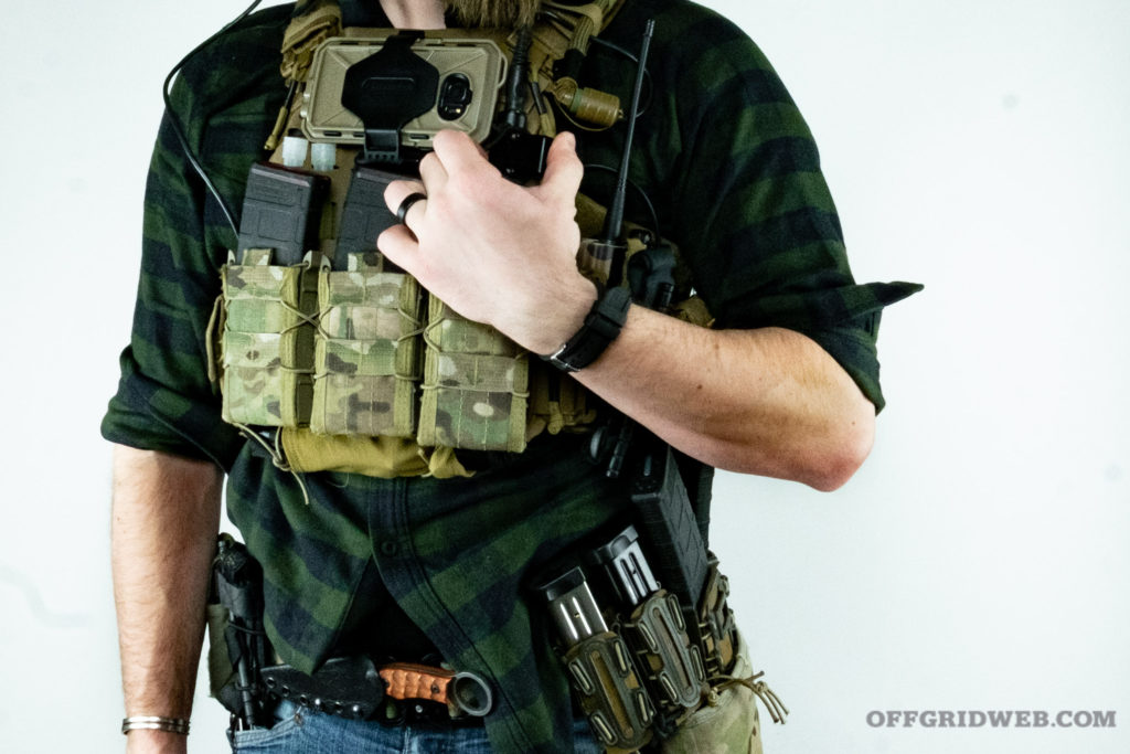 comms radio plate carrier