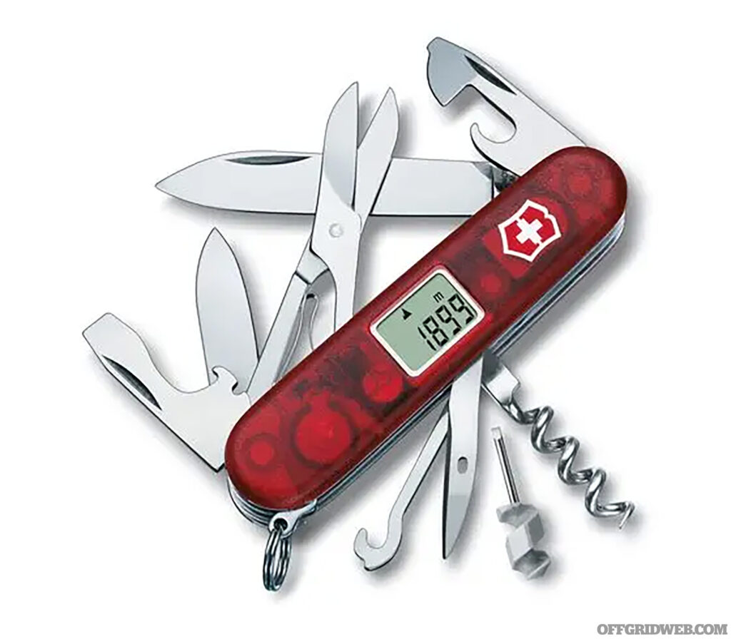 Photo of a digital Victorinox Swiss Army Knife.